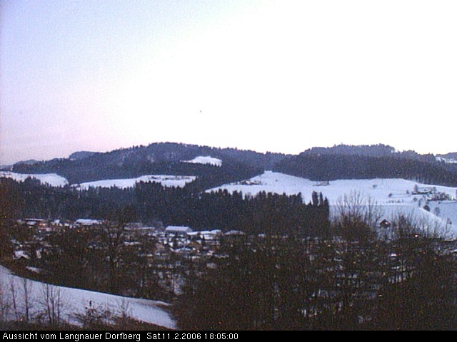 Webcam-Bild: Aussicht vom Dorfberg in Langnau 20060211-180500