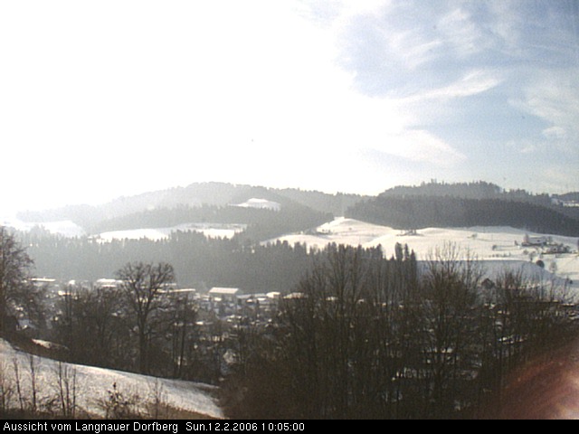 Webcam-Bild: Aussicht vom Dorfberg in Langnau 20060212-100500