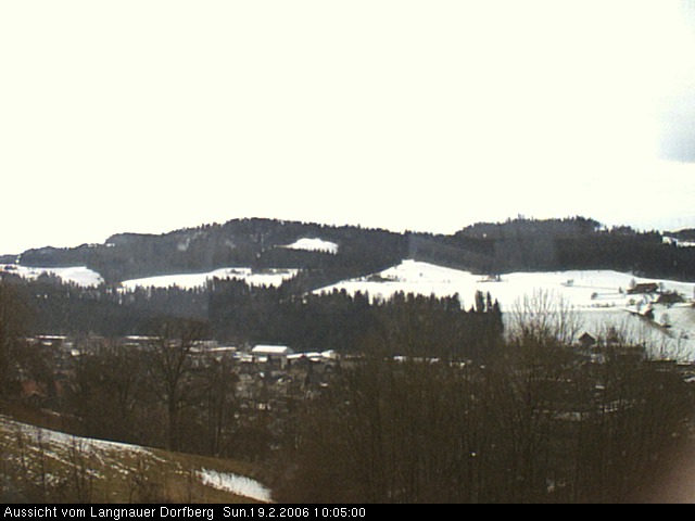 Webcam-Bild: Aussicht vom Dorfberg in Langnau 20060219-100500