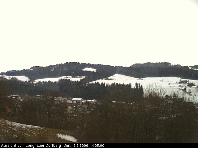 Webcam-Bild: Aussicht vom Dorfberg in Langnau 20060219-140500
