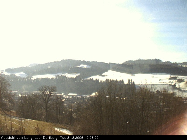 Webcam-Bild: Aussicht vom Dorfberg in Langnau 20060221-100500