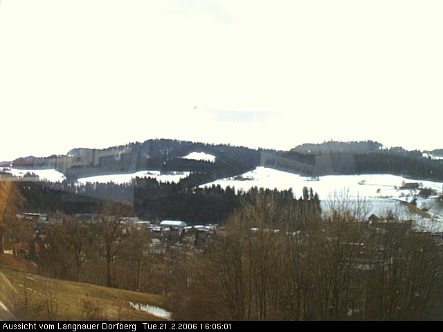 Webcam-Bild: Aussicht vom Dorfberg in Langnau 20060221-160500