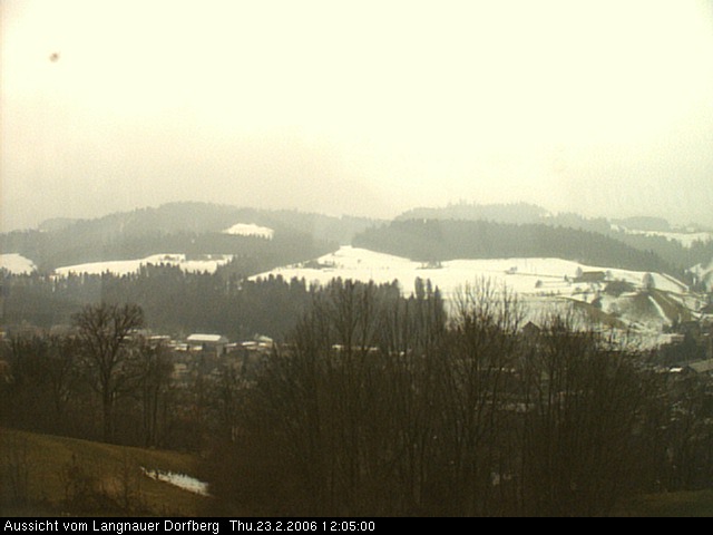 Webcam-Bild: Aussicht vom Dorfberg in Langnau 20060223-120500