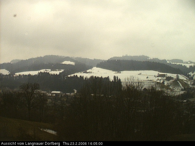 Webcam-Bild: Aussicht vom Dorfberg in Langnau 20060223-160500