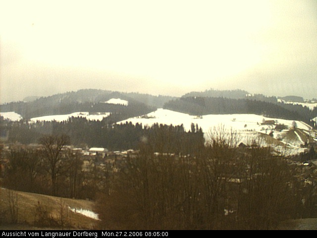 Webcam-Bild: Aussicht vom Dorfberg in Langnau 20060227-080500