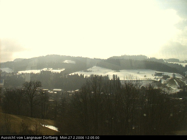 Webcam-Bild: Aussicht vom Dorfberg in Langnau 20060227-120500