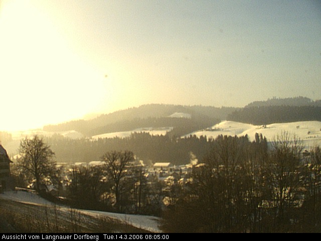 Webcam-Bild: Aussicht vom Dorfberg in Langnau 20060314-080500