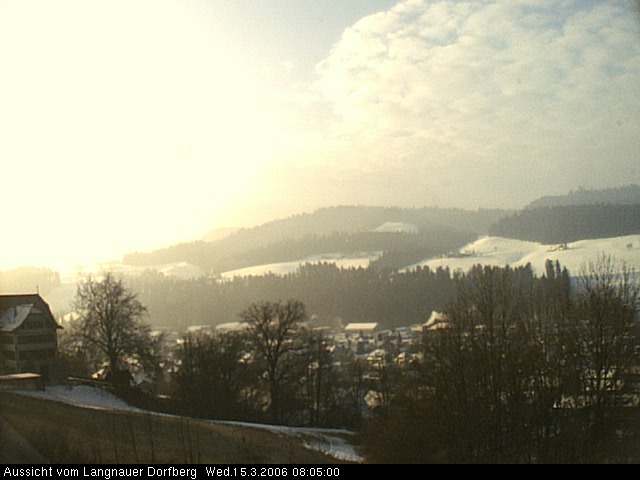 Webcam-Bild: Aussicht vom Dorfberg in Langnau 20060315-080500