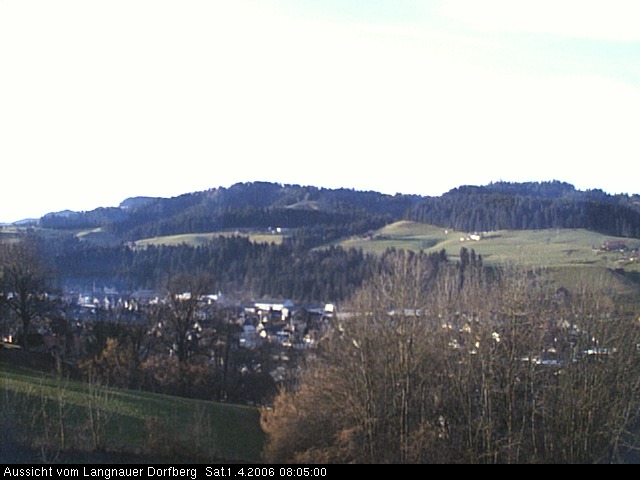 Webcam-Bild: Aussicht vom Dorfberg in Langnau 20060401-080500