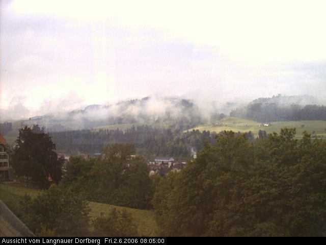 Webcam-Bild: Aussicht vom Dorfberg in Langnau 20060602-080500