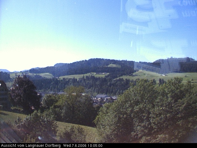Webcam-Bild: Aussicht vom Dorfberg in Langnau 20060607-100500