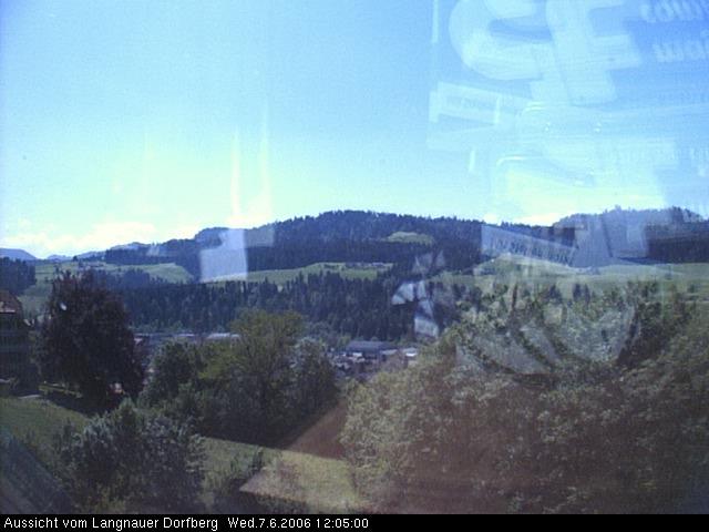 Webcam-Bild: Aussicht vom Dorfberg in Langnau 20060607-120500