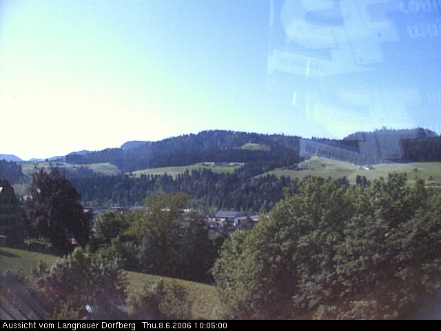 Webcam-Bild: Aussicht vom Dorfberg in Langnau 20060608-100500
