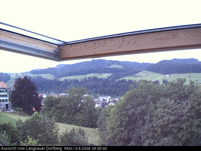Webcam-Bild: Aussicht vom Dorfberg in Langnau 20060619-080500