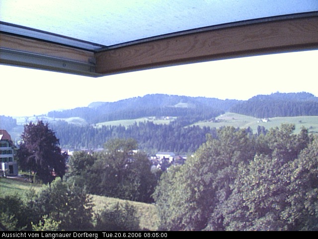 Webcam-Bild: Aussicht vom Dorfberg in Langnau 20060620-080500