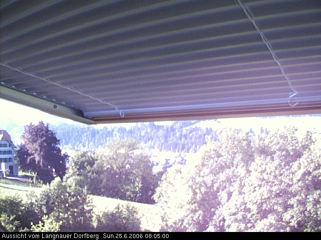 Webcam-Bild: Aussicht vom Dorfberg in Langnau 20060625-080500