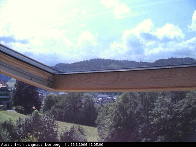 Webcam-Bild: Aussicht vom Dorfberg in Langnau 20060629-120500