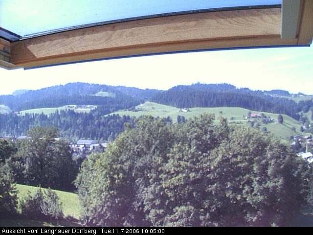 Webcam-Bild: Aussicht vom Dorfberg in Langnau 20060711-100500