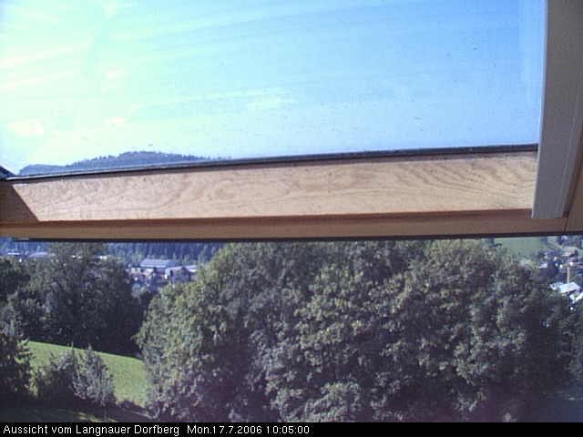 Webcam-Bild: Aussicht vom Dorfberg in Langnau 20060717-100500