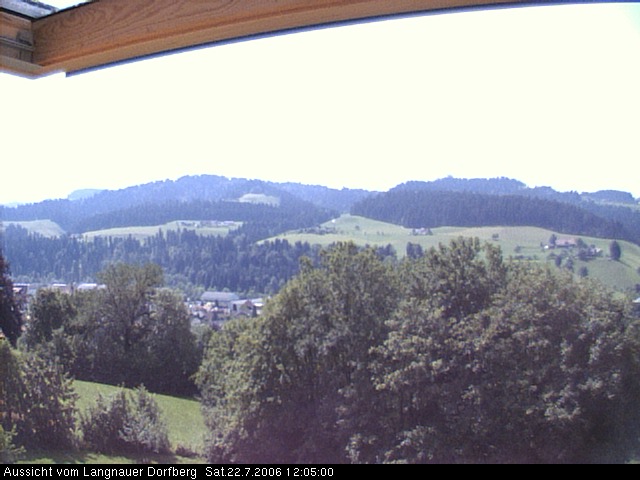 Webcam-Bild: Aussicht vom Dorfberg in Langnau 20060722-120500