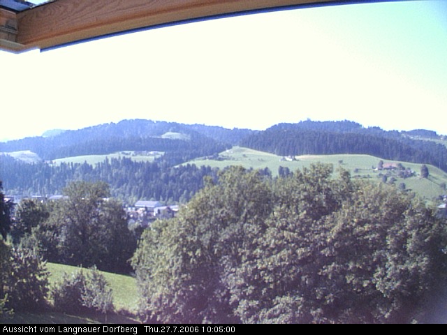 Webcam-Bild: Aussicht vom Dorfberg in Langnau 20060727-100500