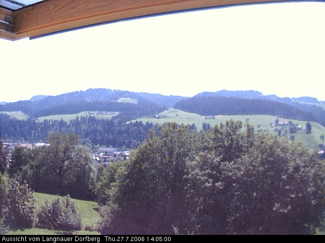 Webcam-Bild: Aussicht vom Dorfberg in Langnau 20060727-140500