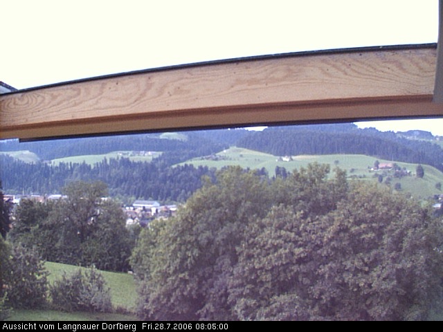 Webcam-Bild: Aussicht vom Dorfberg in Langnau 20060728-080500