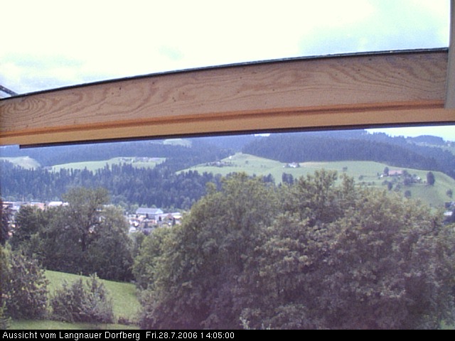 Webcam-Bild: Aussicht vom Dorfberg in Langnau 20060728-140500