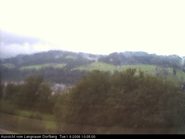 Webcam-Bild: Aussicht vom Dorfberg in Langnau 20060801-100500