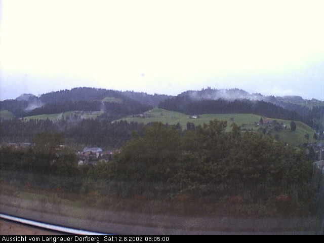 Webcam-Bild: Aussicht vom Dorfberg in Langnau 20060812-080500