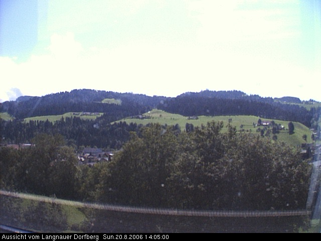 Webcam-Bild: Aussicht vom Dorfberg in Langnau 20060820-140500