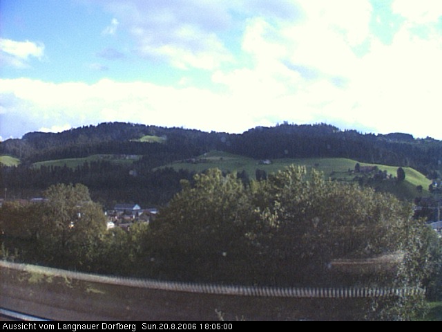 Webcam-Bild: Aussicht vom Dorfberg in Langnau 20060820-180500