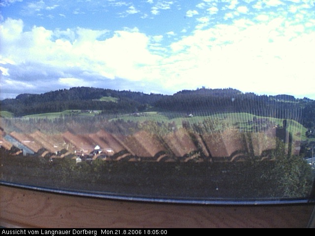 Webcam-Bild: Aussicht vom Dorfberg in Langnau 20060821-180500
