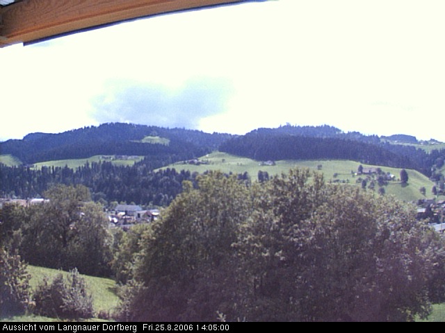 Webcam-Bild: Aussicht vom Dorfberg in Langnau 20060825-140500