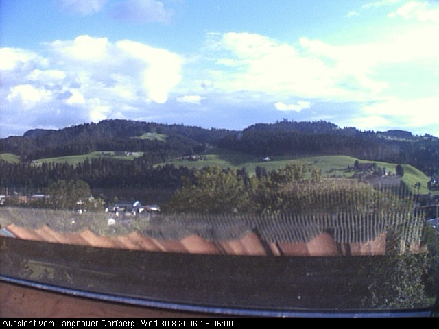 Webcam-Bild: Aussicht vom Dorfberg in Langnau 20060830-180500