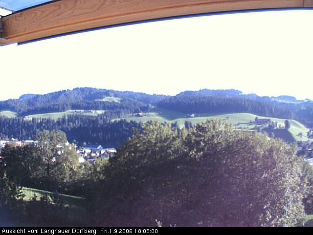 Webcam-Bild: Aussicht vom Dorfberg in Langnau 20060901-180500