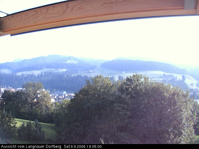 Webcam-Bild: Aussicht vom Dorfberg in Langnau 20060909-180500