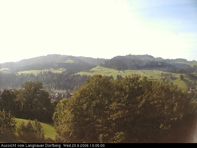 Webcam-Bild: Aussicht vom Dorfberg in Langnau 20060920-100500
