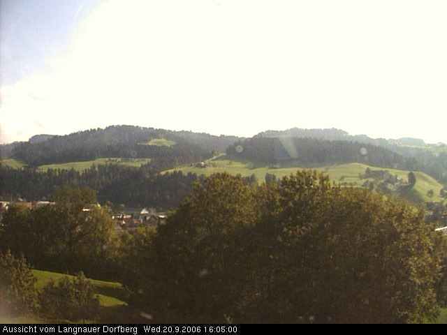 Webcam-Bild: Aussicht vom Dorfberg in Langnau 20060920-160500