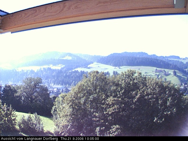 Webcam-Bild: Aussicht vom Dorfberg in Langnau 20060921-100500