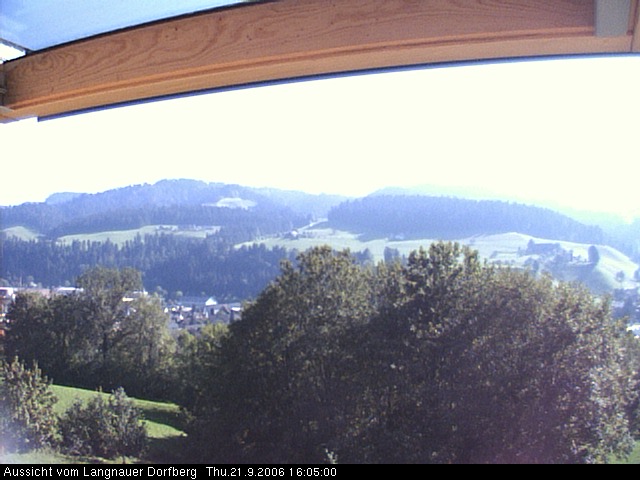 Webcam-Bild: Aussicht vom Dorfberg in Langnau 20060921-160500