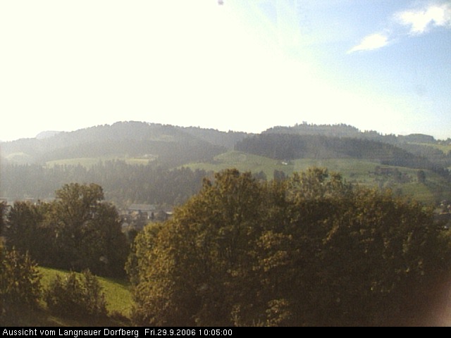 Webcam-Bild: Aussicht vom Dorfberg in Langnau 20060929-100500