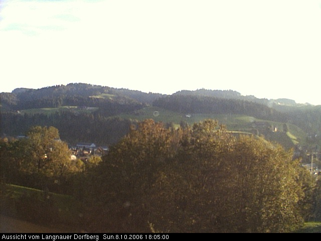 Webcam-Bild: Aussicht vom Dorfberg in Langnau 20061008-180500