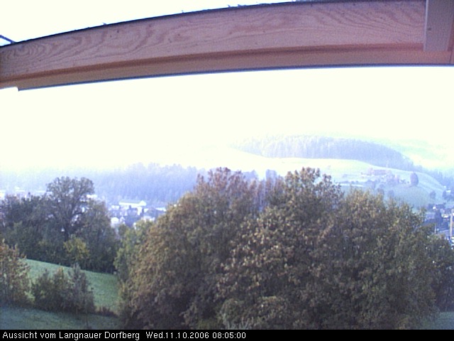 Webcam-Bild: Aussicht vom Dorfberg in Langnau 20061011-080500