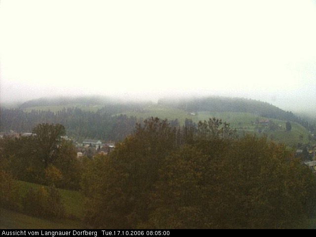 Webcam-Bild: Aussicht vom Dorfberg in Langnau 20061017-080500