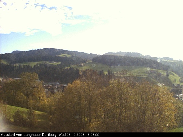 Webcam-Bild: Aussicht vom Dorfberg in Langnau 20061025-160500