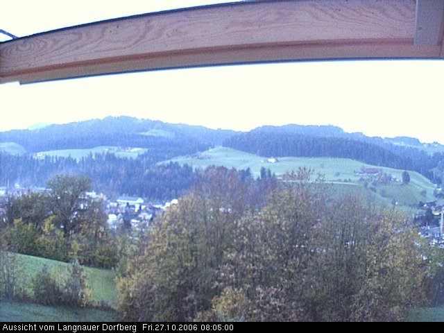 Webcam-Bild: Aussicht vom Dorfberg in Langnau 20061027-080500