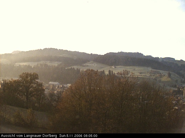 Webcam-Bild: Aussicht vom Dorfberg in Langnau 20061105-080500