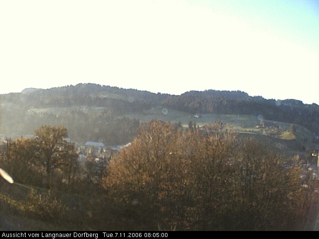 Webcam-Bild: Aussicht vom Dorfberg in Langnau 20061107-080500