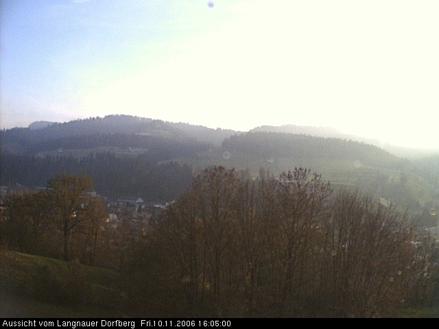Webcam-Bild: Aussicht vom Dorfberg in Langnau 20061110-160500